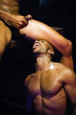 Black Cock Gay Facial