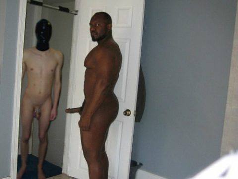 Black Man With His White Gimp