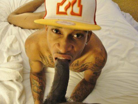Gay Big Black Cock BJ