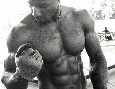 Muscular Black Bull Getting Ready to Fuck White Bois