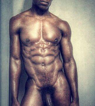 Black Stud With Hot Abs