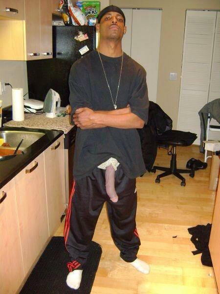 Black Gangsta With His Cock Out