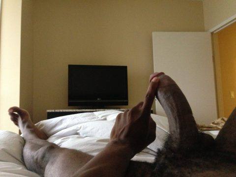 Laying on Bed and Playing