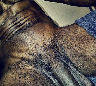 Dark Black Meat and Huge Balls