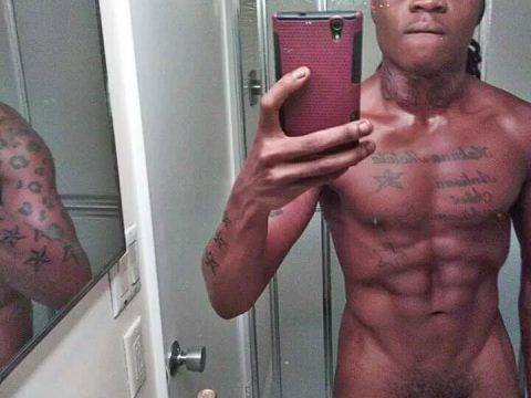 Well Hung Black Thug Selfie