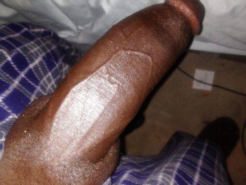 Giant Black Smooth Cock