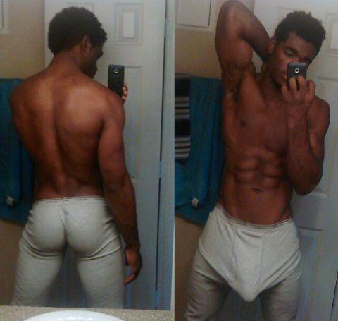 Big Black Dick Showing Through Pants