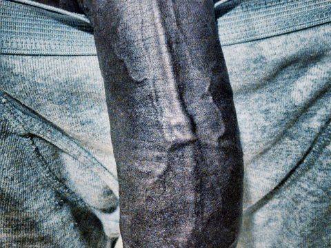 Jet Black Fucking Monster Cock